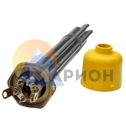 Блок ТЭН-3,0кВт, 220В (300мм.) G1 1/4" нерж/латунь (трубка + колпак) HTH